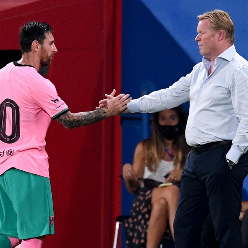 Koeman sobre Messi: "Si no está, nos falta algo”