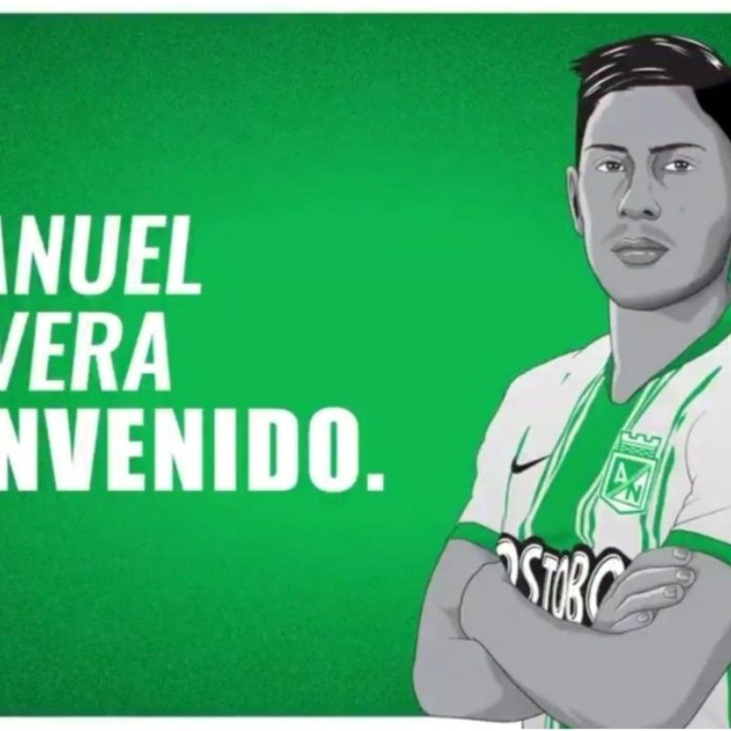 Atlético Nacional presentó oficialmente a su nuevo refuerzo Emanuel Olivera