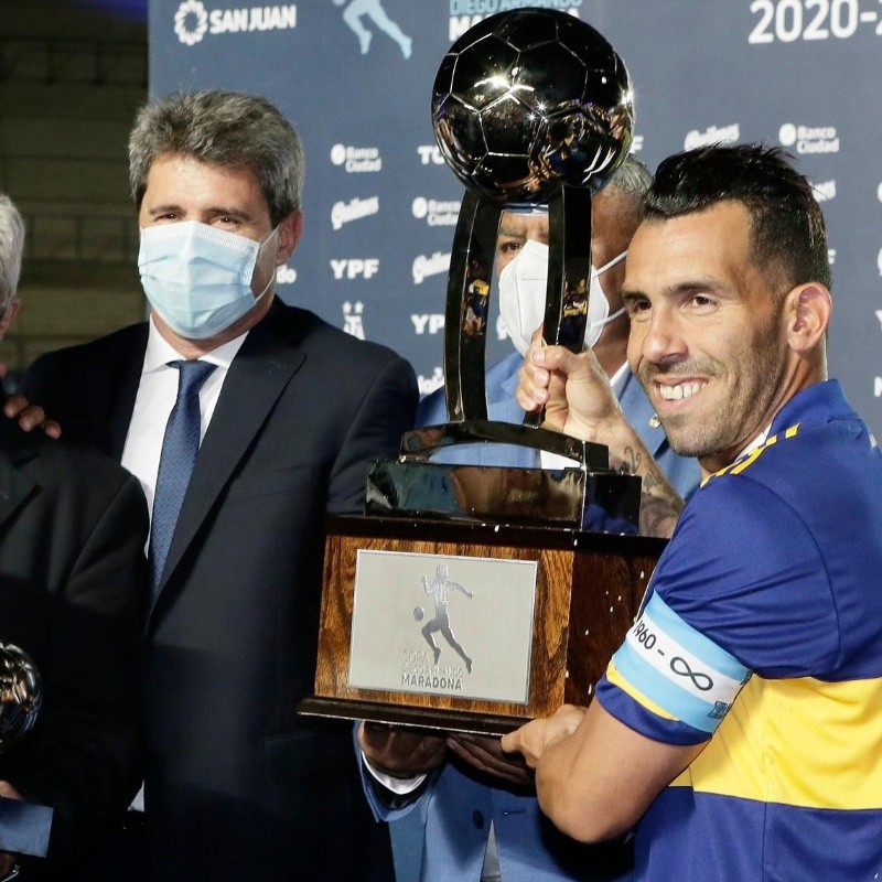 La camiseta especial de Boca tras ganar la Copa Diego Maradona