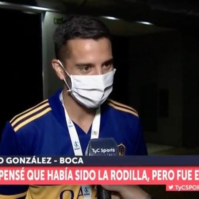 Pulpo González se hizo estudios y le llevó calma a los hinchas de Boca