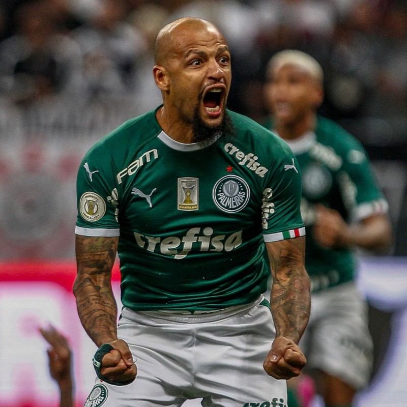 El DT de Palmeiras reveló lo que hizo Felipe Melo en el entretiempo del partido con River