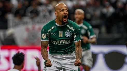 El DT de Palmeiras reveló lo que hizo Felipe Melo en el entretiempo del partido con River