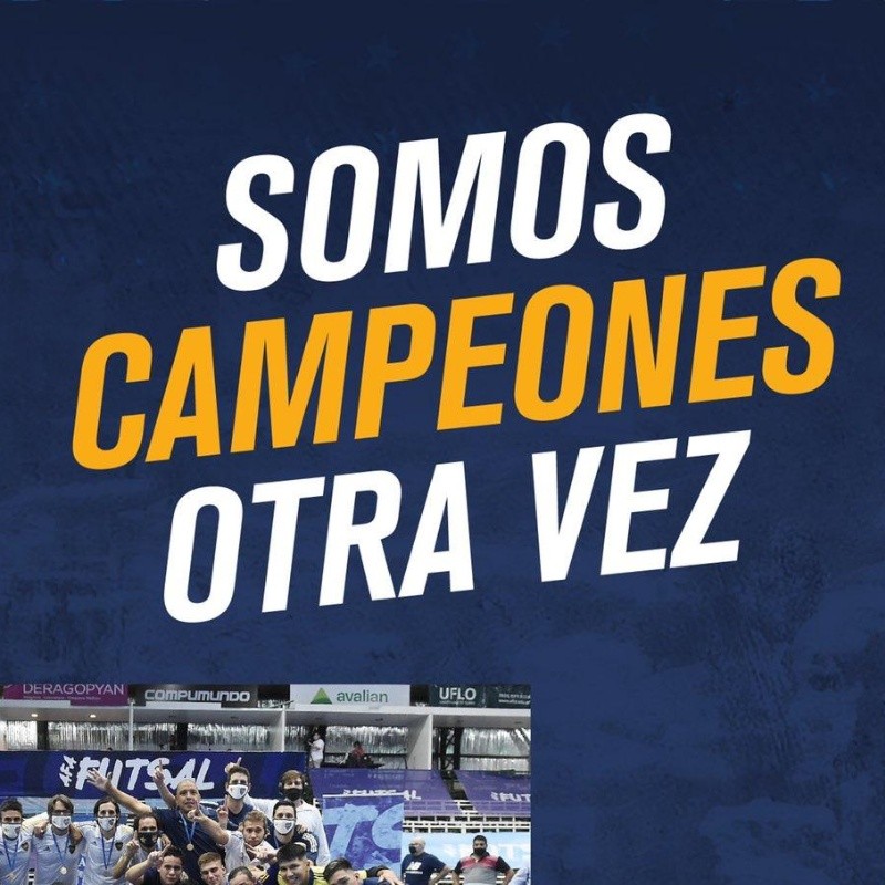 El tuit de Boca presumiendo la "triple corona" conseguida esta temporada