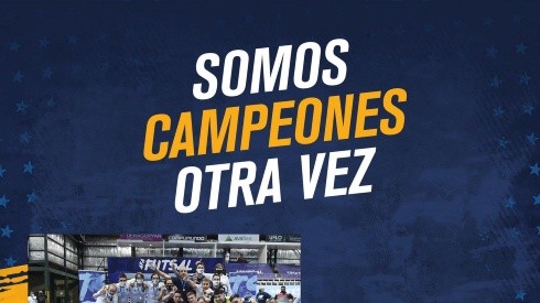 El tuit de Boca presumiendo la "triple corona" conseguida esta temporada