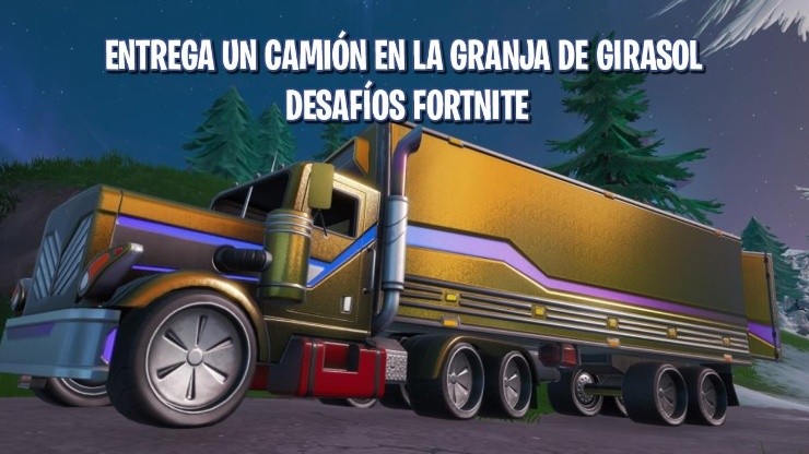 Como entregar un camión en Granja de Girasol - Fortnite