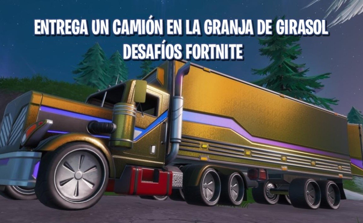 Como entregar un camión en Granja de Girasol - Fortnite