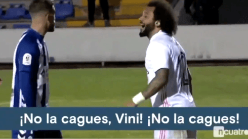 Video: el reto viral de Marcelo a Vinicius antes del 1-1 del Alcoyano
