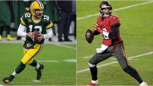 Aaron Rodgers and Tom Brady will meet each other again. (Getty)