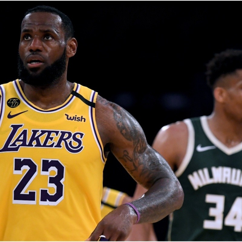 LeBron le ganó la pulseada a Giannis en un partido cerrado