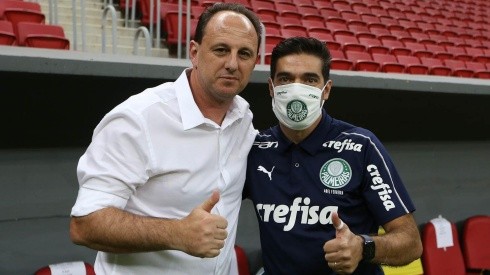 Ceni e Abel — (Foto: Cesar Greco/Palmeiras)