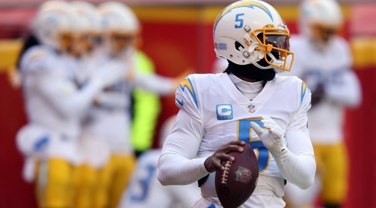 Tyrod Taylor of the Los Angeles Chargers. (Getty)