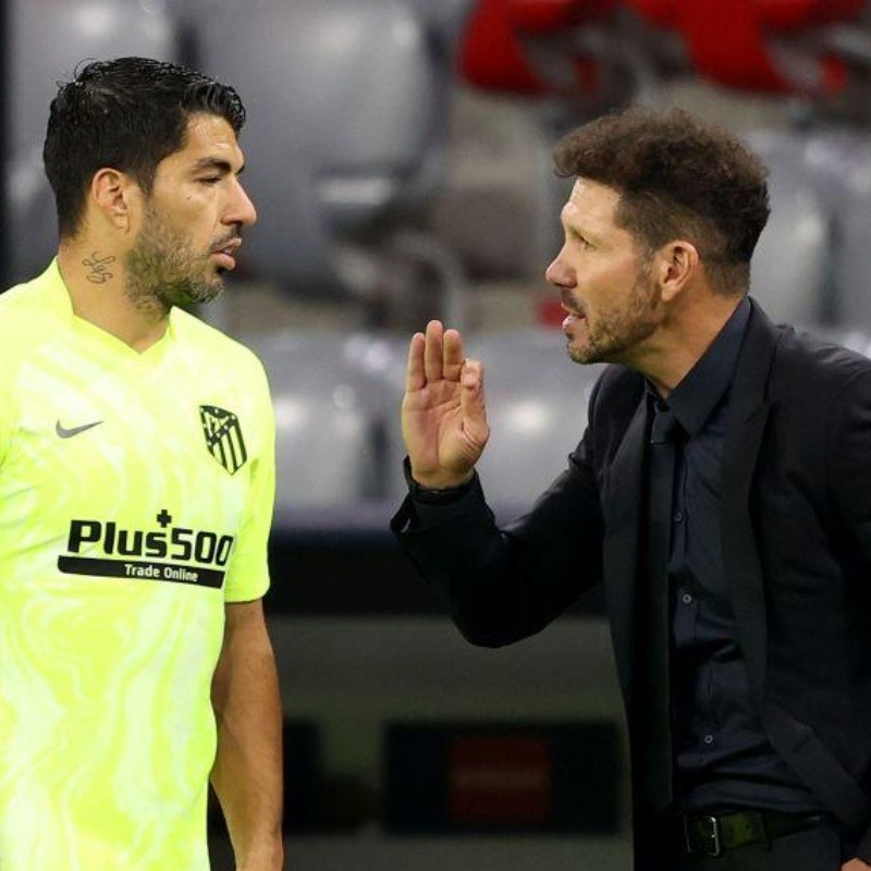 Simeone reveló la charla que tuvo con Luis Suárez antes que deje Barcelona