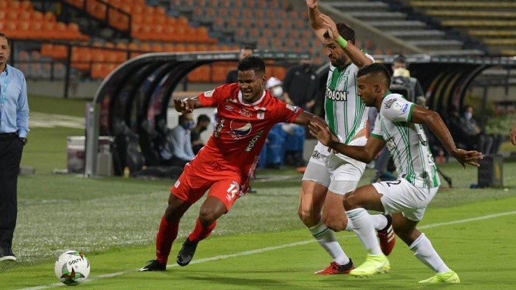 Aldair Rodríguez fue titular en el América de Cali.