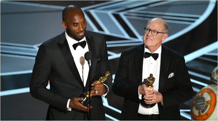 Kobe Bryant en la ceremonia de los Óscars