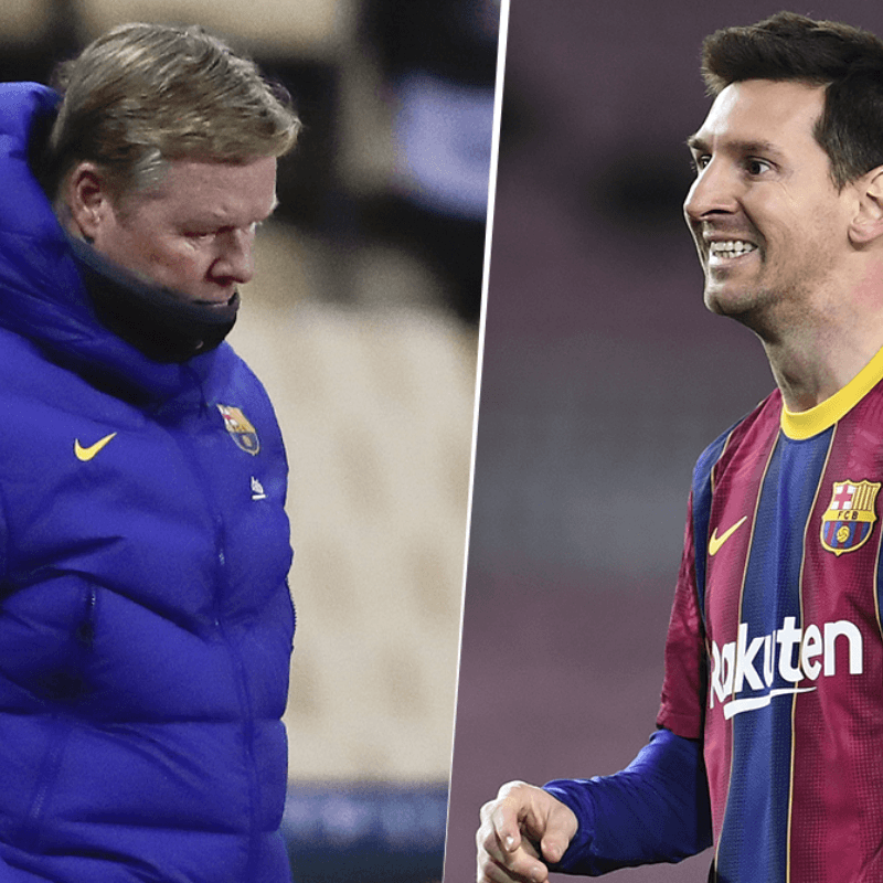 ¿Juega? Koeman se refirió al estado físico de Messi