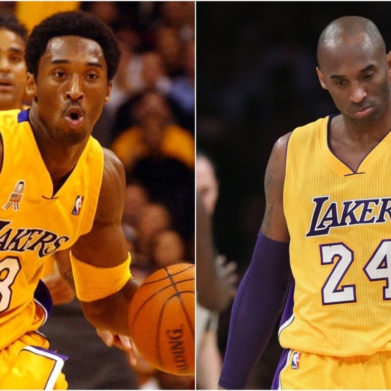 Why did Kobe Bryant change his shirt number, and how many NBA titles did he  win with the LA Lakers? – The US Sun