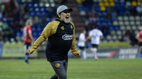 Diego Maradona fue homenajeado en Dorados de Sinaloa.