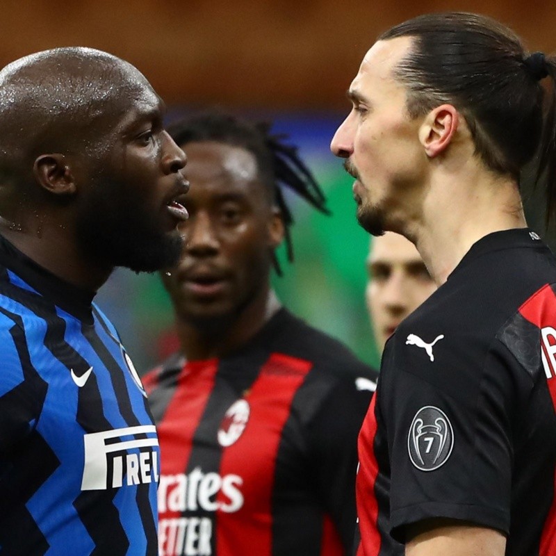 Rompió el silencio: el tuit de Zlatan tras el cruce con Lukaku