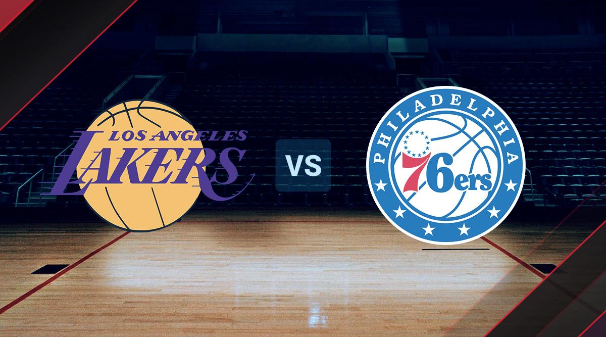 lakers vs 76ers play by play