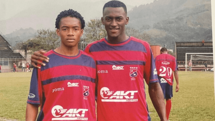 Juan Guillermo Cuadrado y sus inicios con el DIM junto a Jackson Martínez.