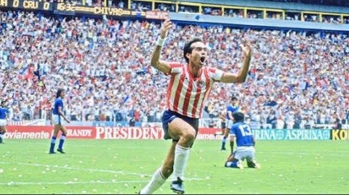 El "Sheriff" Quirarte anotó ese domingo 7 de junio de 1987 un inolvidable gol para las Chivas