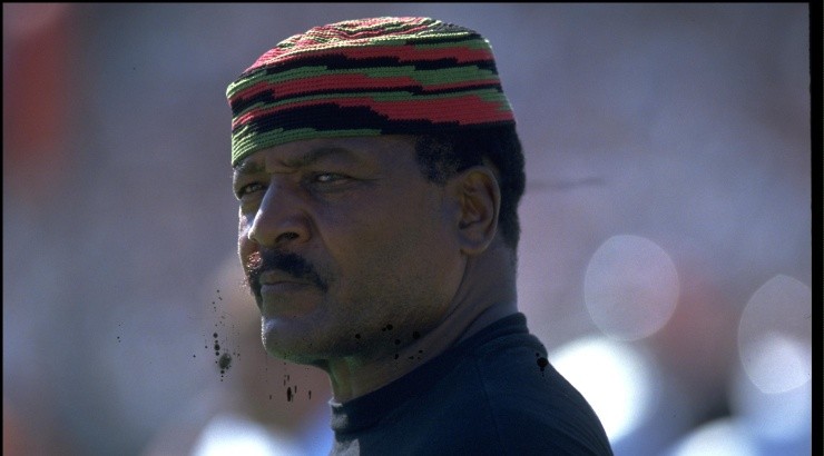 Portrait of Jim Brown in 1993. (Getty)