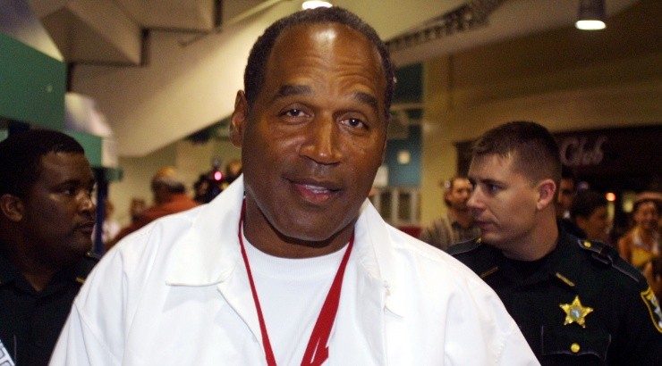 O.J. Simpson attends a hip-hop concert in 2001. (Getty)