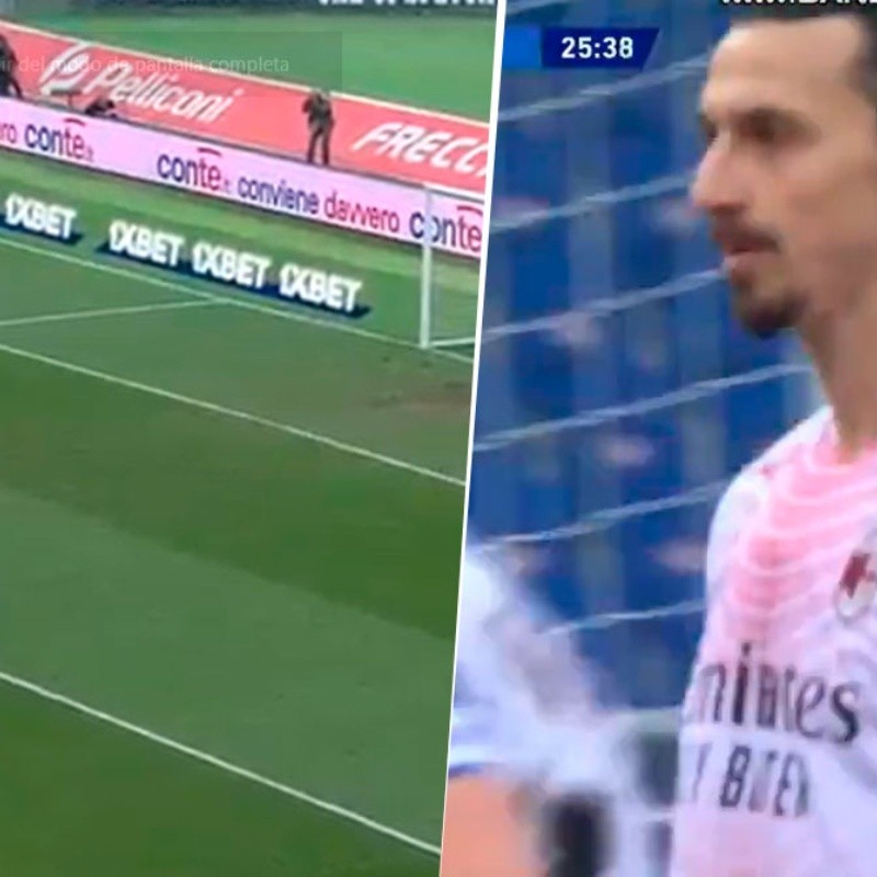 Ibrahimovic erró el penal pero Rebic hizo el gol: la cara de Zlatan lo dice todo