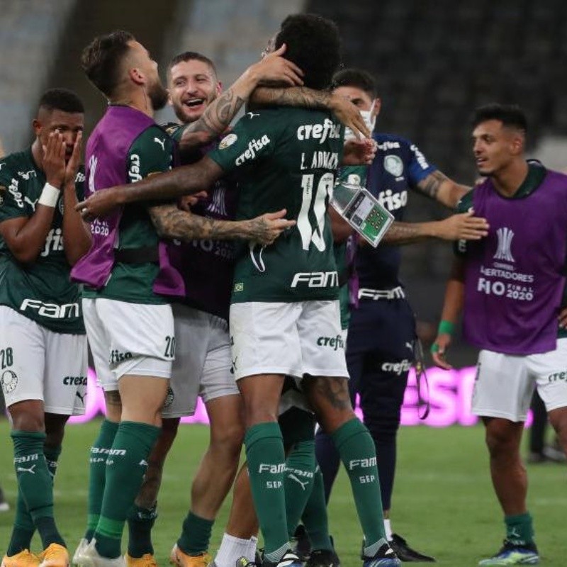 Le pegaron un cabezazo al teclado: el primer tuit del Palmeiras tras salir campeón de la Copa