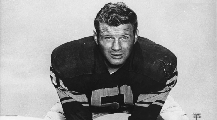 Jim Ringo for the Green Bay Packers. (Packers)