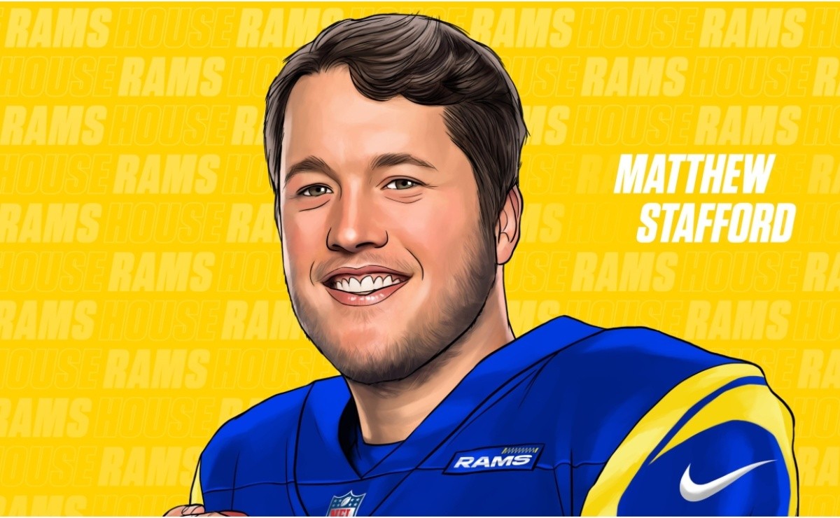 Matthew Stafford Caricature American football quarterback for the Los  Angeles Rams T-Shirt - Guineashirt Premium ™ LLC