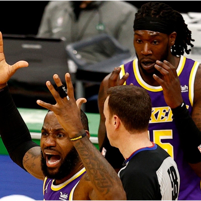 ¡Final de infarto! Así terminó el partido entre Lakers y Celtics