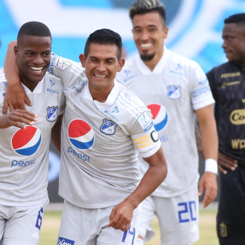 Millonarios venció al Once Caldas 4-3, en un partido sin defensas