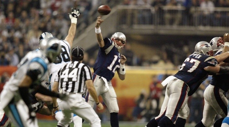 Tom Brady wins his second Super Bowl in Super Bowl XXXVIII (Getty)