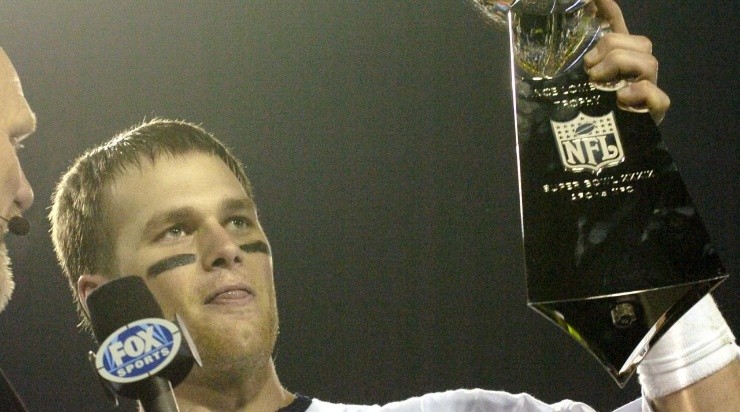 Tom Brady wins his third Super Bowl. (Getty)