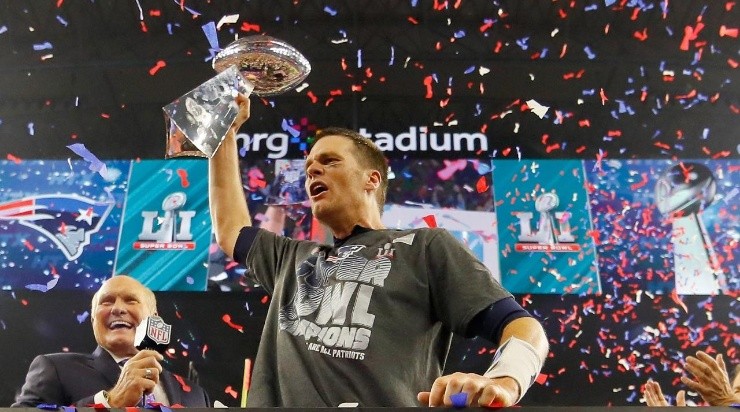 Tom Brady wins his fifth Super Bowl. (Getty)