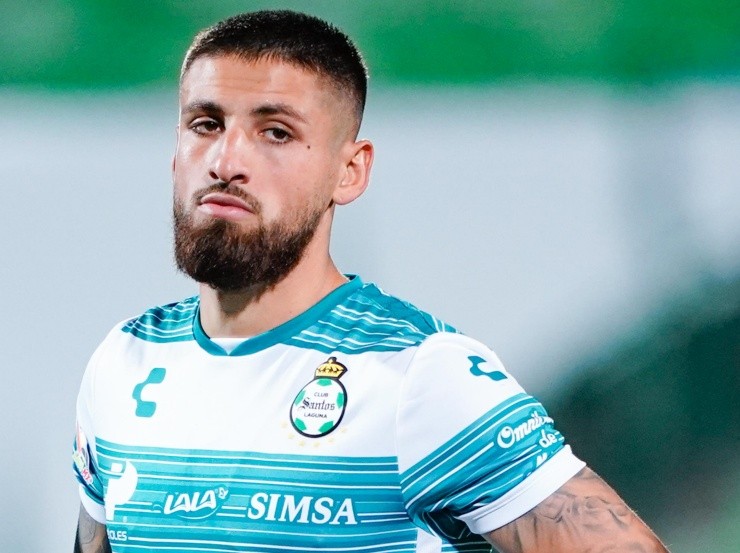 Ignacio Jeraldino, delantero de Santos Laguna. Foto: Imago 7