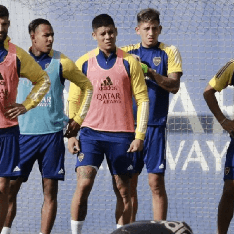 Rojo terminó con molestias luego de su primer entrenamiento en Boca