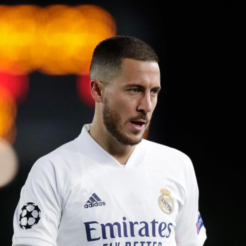 Hazard se retiró del entrenamiento del Real Madrid: ¿tres semanas afuera?