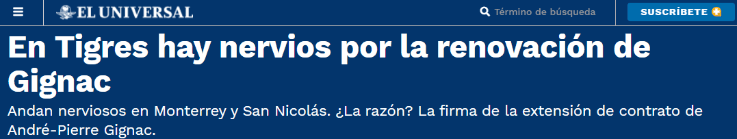 CONTRATO GIGNAC UNIVERSAL DEPORTES
