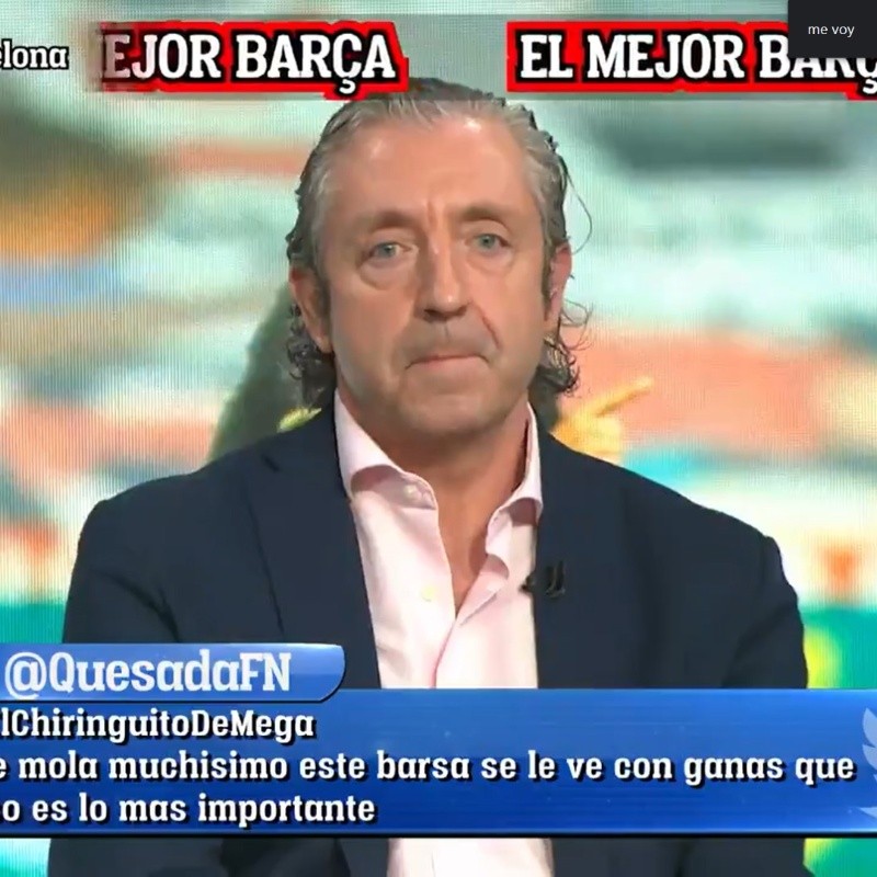 La furia de Pedrerol en El Chiringuito: "No puedo más, me voy"