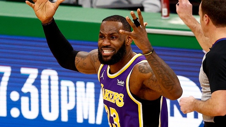 LeBron James, jugador de Los Angeles Lakers