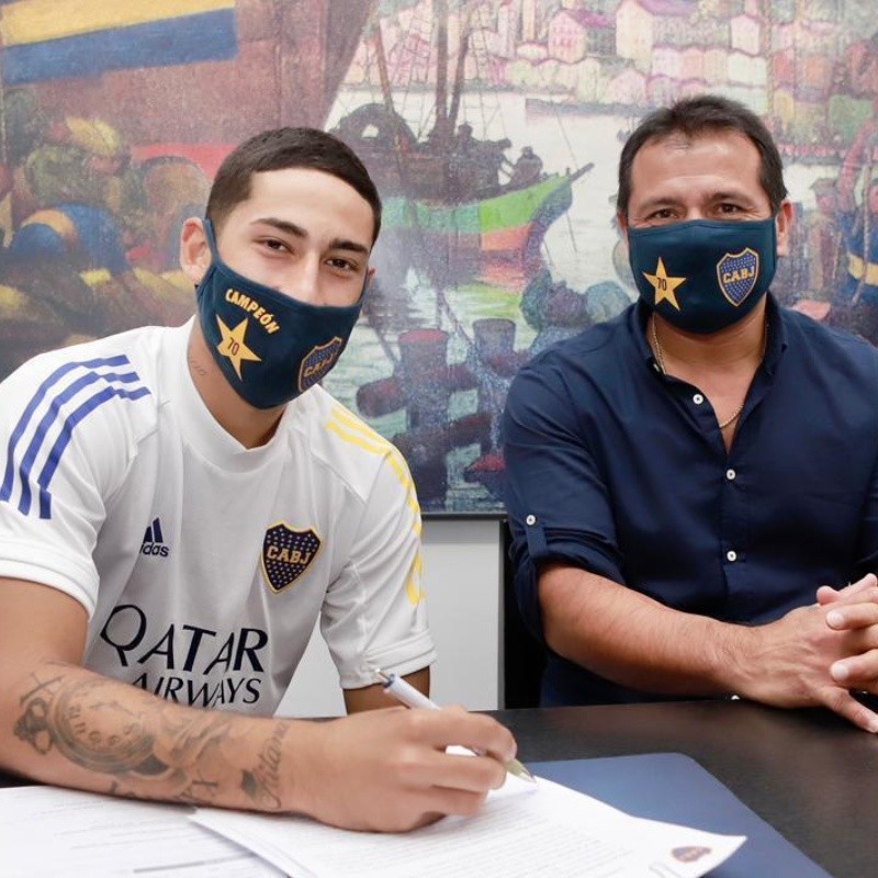 Una buena noticia para Boca: Alan Varela finalmente renovó hasta 2025