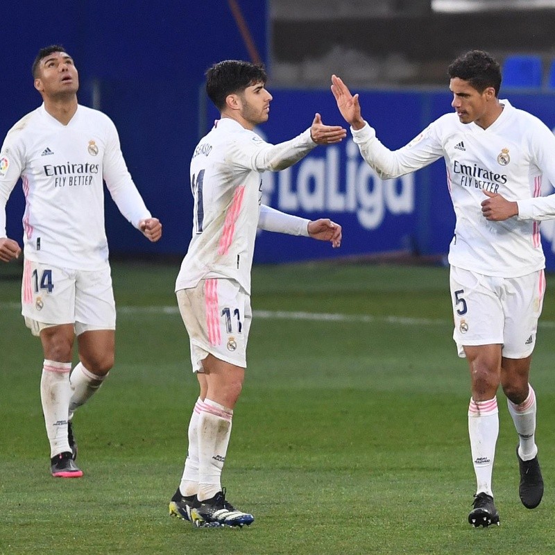 Varane se vistió de Ramos, metió dos goles y Real Madrid le ganó al Huesca