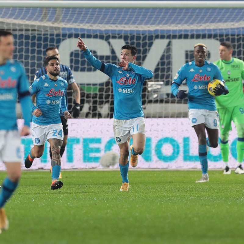 El gol de Chucky Lozano no alcanzó: Atalanta eliminó a Napoli