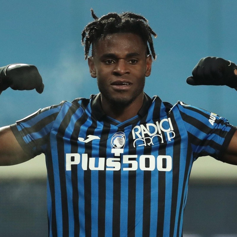 Atalanta, a la final de la Copa Italia, con un Duván Zapata intratable