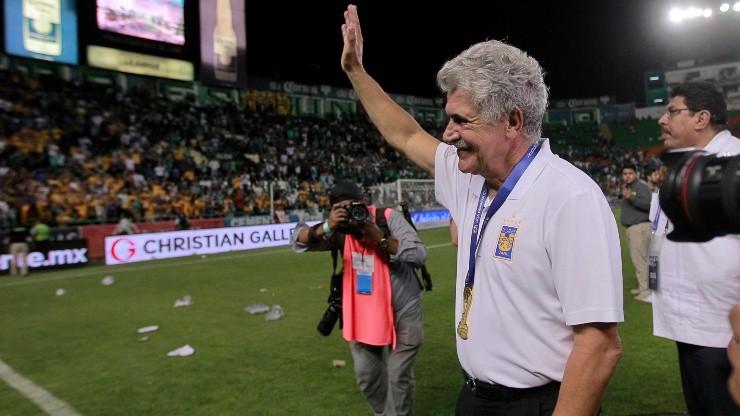 Ricardo Ferretti, entrenador de Tigres UANL.