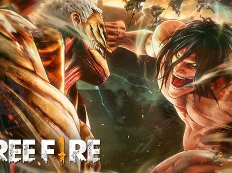 Free Fire: primer vistazo a las skins de Shingeki No Kyojin que llegarán al juego