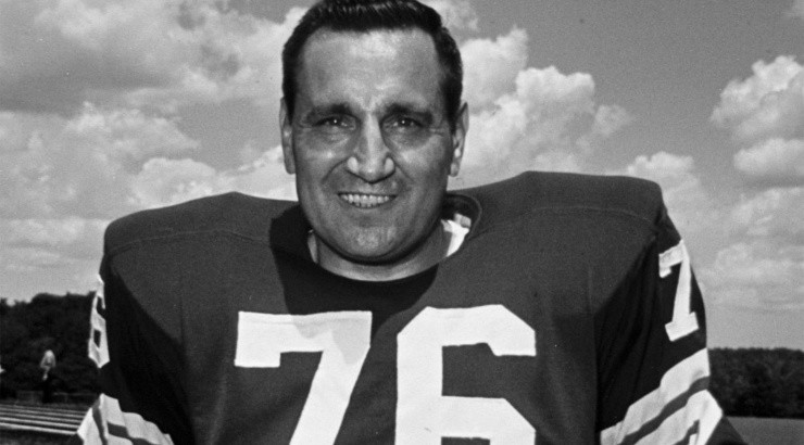 Lou Groza while playing for the Cleveland Browns. (Cleveland Browns)