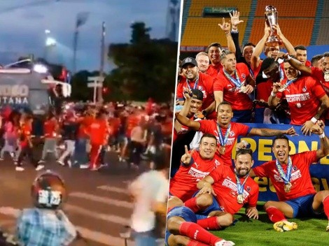 Al carajo el Covid: alocada celebración en Medellín por el título de Copa Colombia